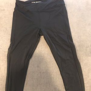 Knockout Black Leggings with mesh detailing